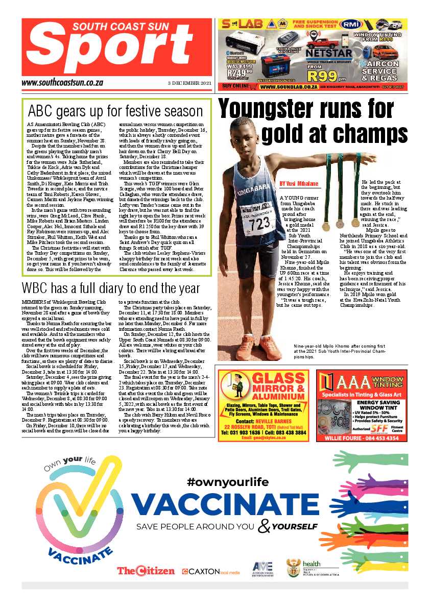 South Coast Sun 3 December 2021 page 12