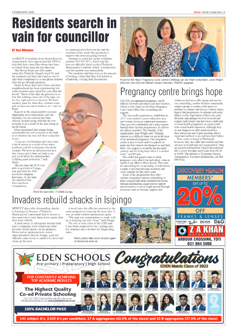 South Coast Sun 3 February 2023 page 3