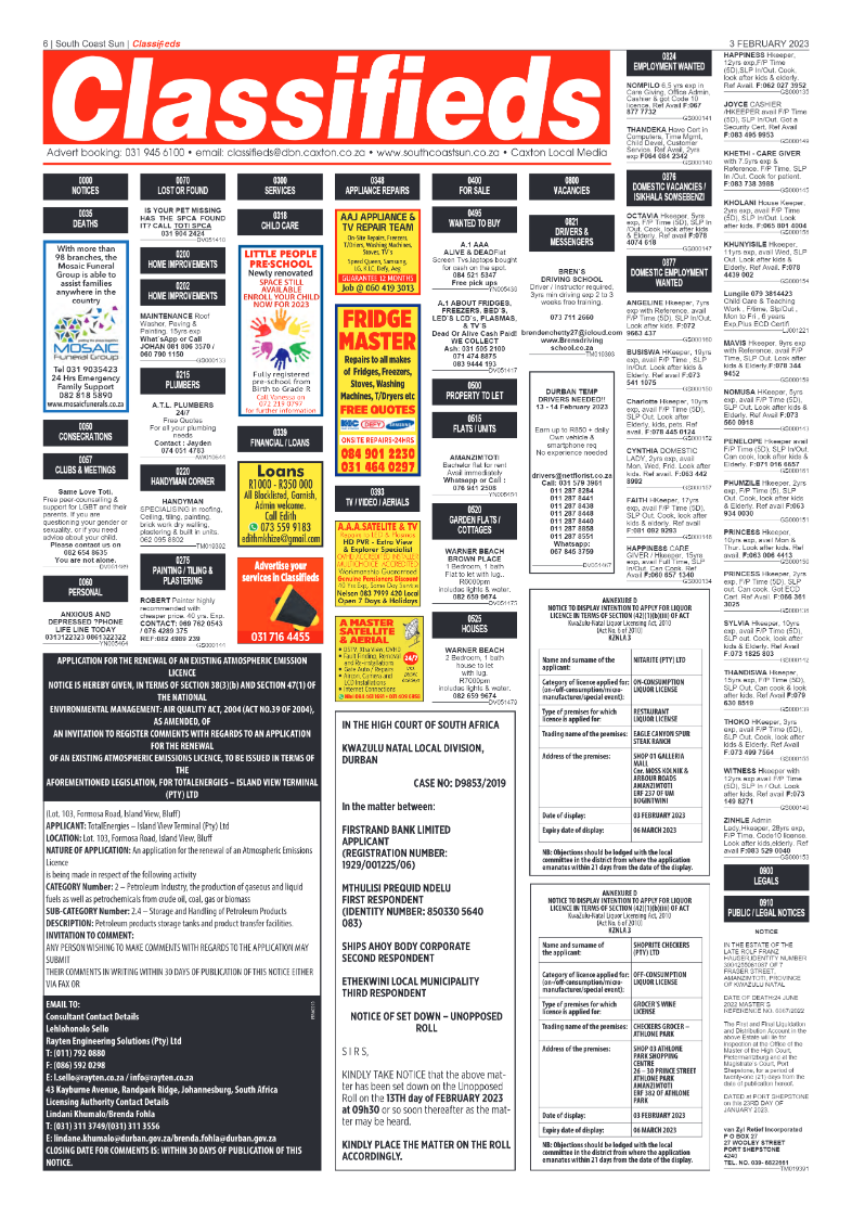 South Coast Sun 3 February 2023 page 6