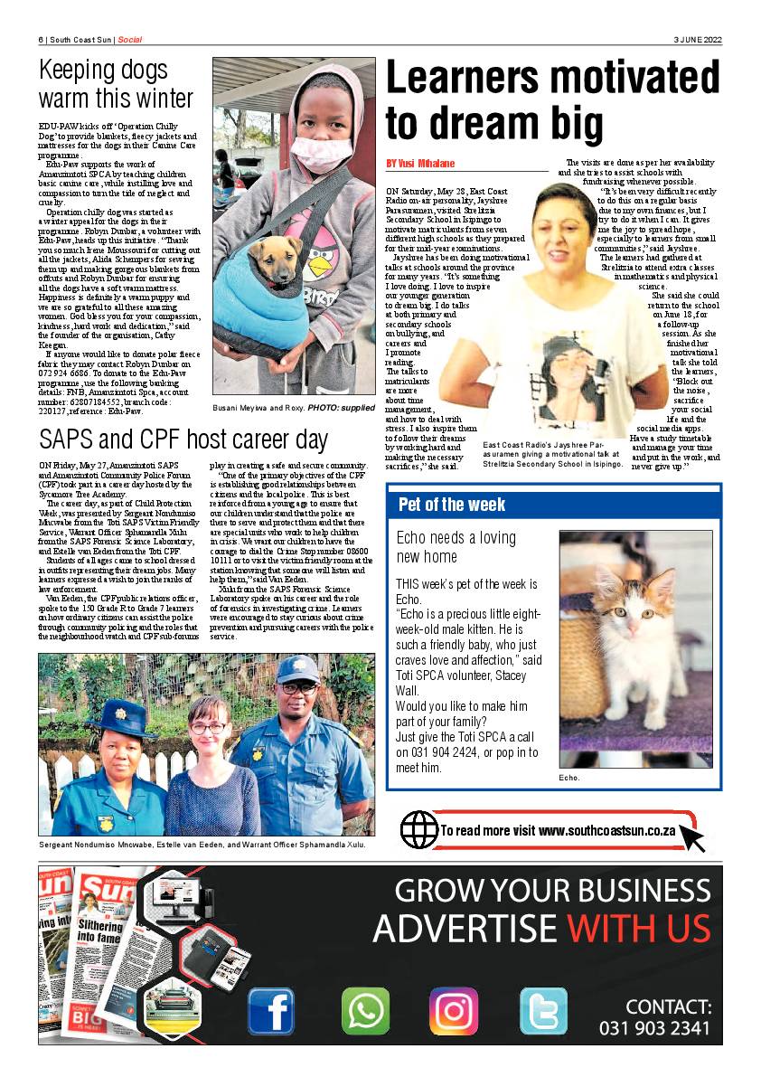 South Coast Sun 3 June 2022 page 6