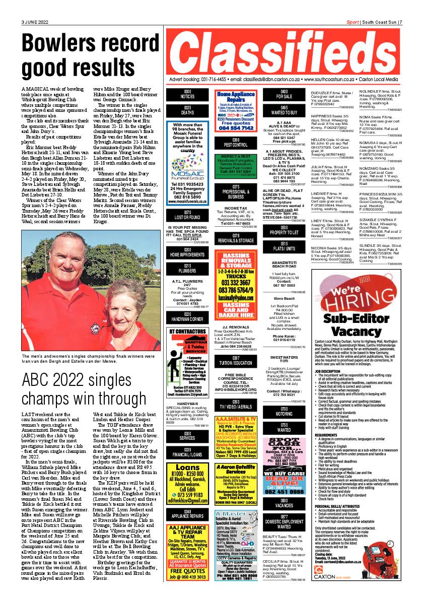 South Coast Sun 3 June 2022 page 7