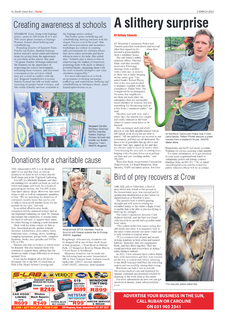South Coast Sun 3 March 2023 page 4