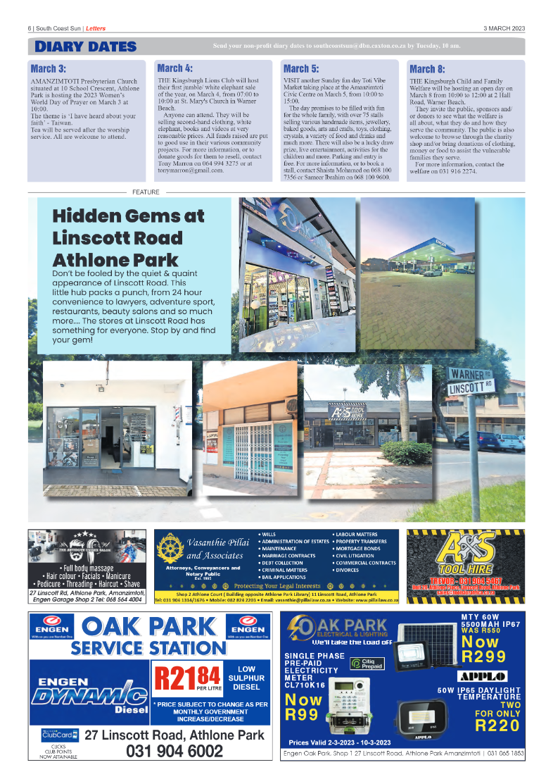 South Coast Sun 3 March 2023 page 6