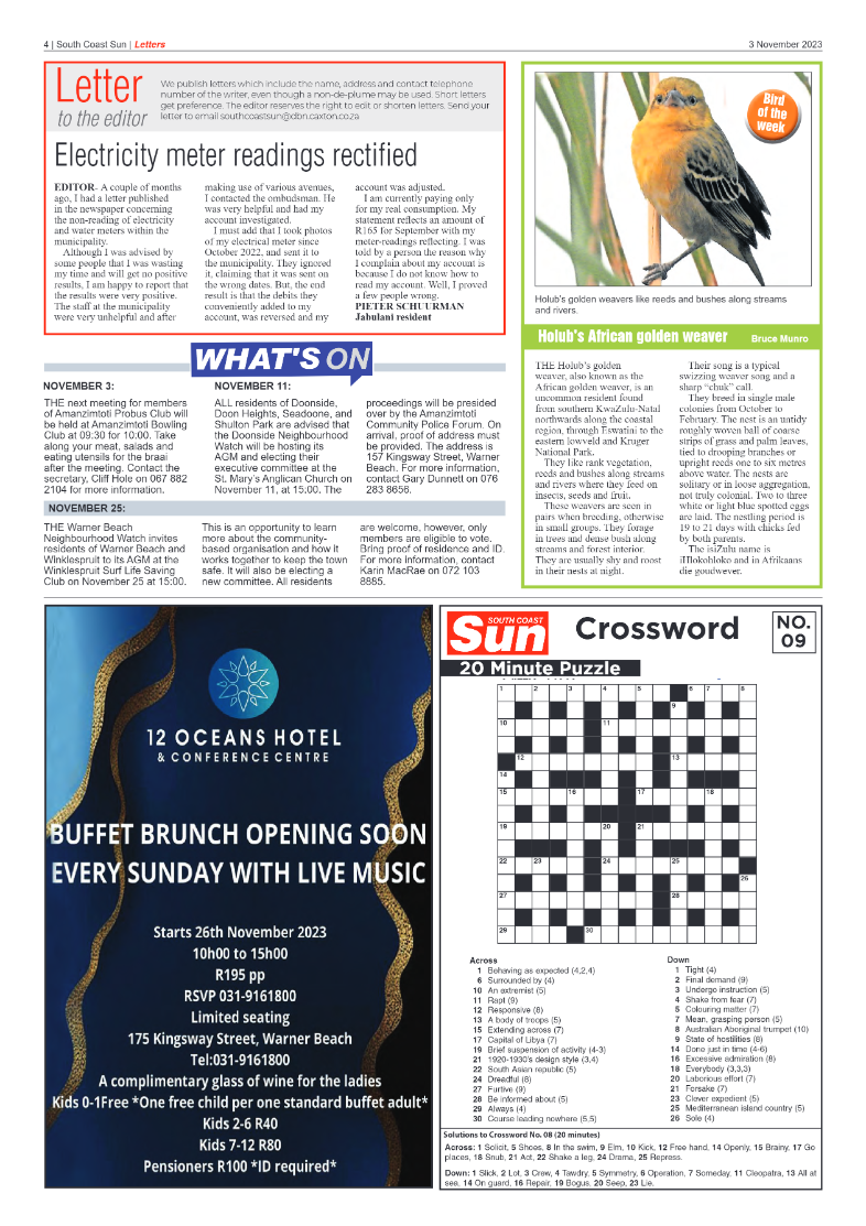 South Coast Sun 3 November 2023 page 4