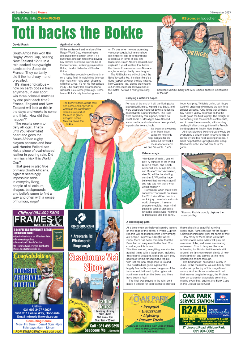 South Coast Sun 3 November 2023 page 6
