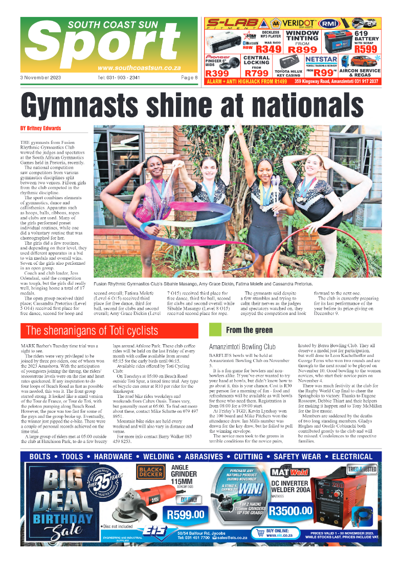 South Coast Sun 3 November 2023 page 8