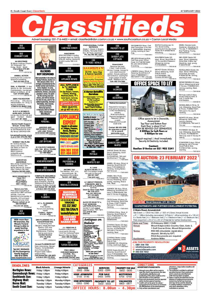 South Coat Sun 4 February 2022 page 6