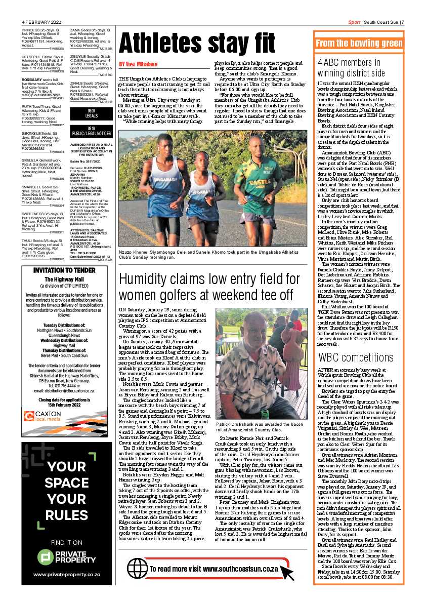 South Coat Sun 4 February 2022 page 7