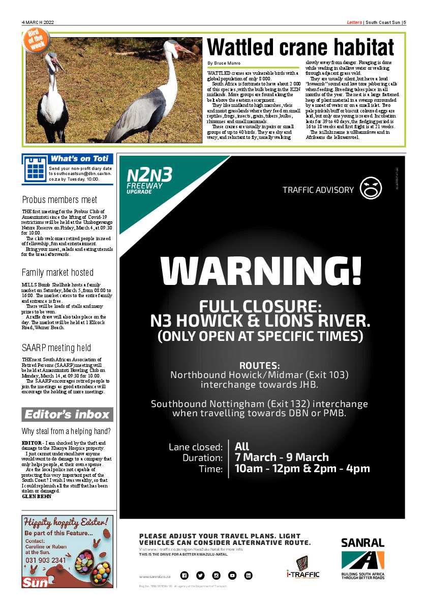 South Coast Sun 4 March 2022 page 5
