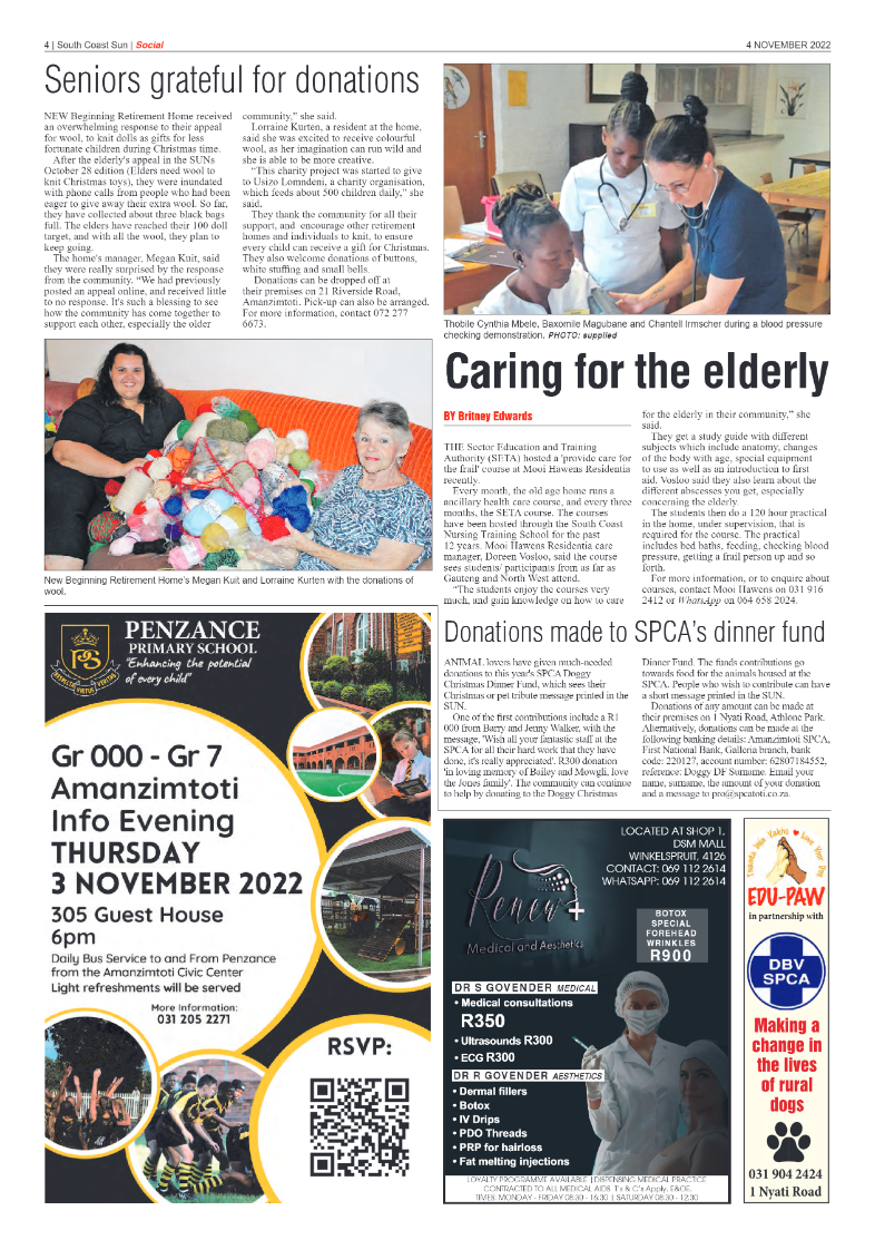 South Coast Sun 4 November 2022 page 4