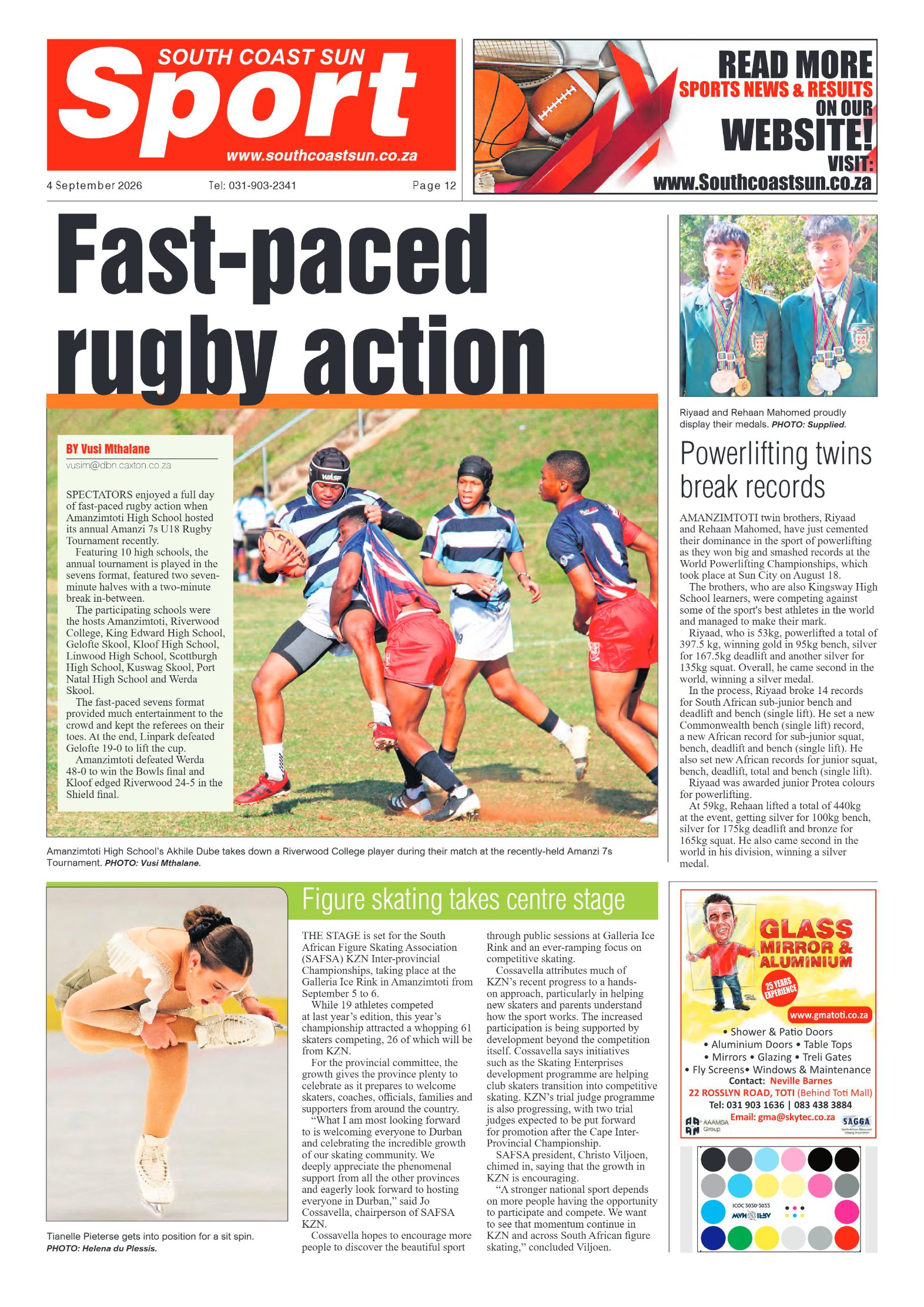 South Coast Sun 4 September 2026 page 12