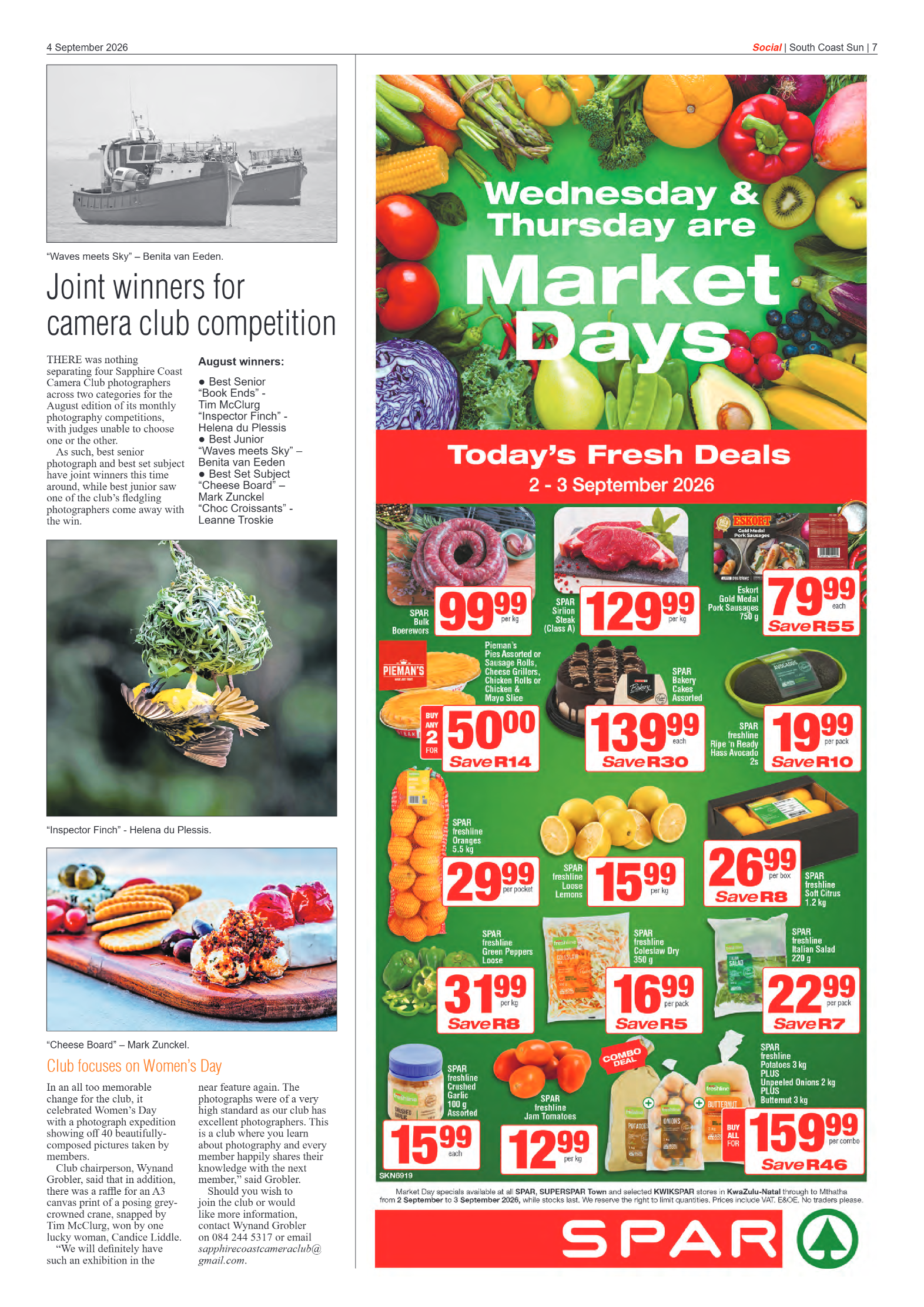 South Coast Sun 4 September 2026 page 7