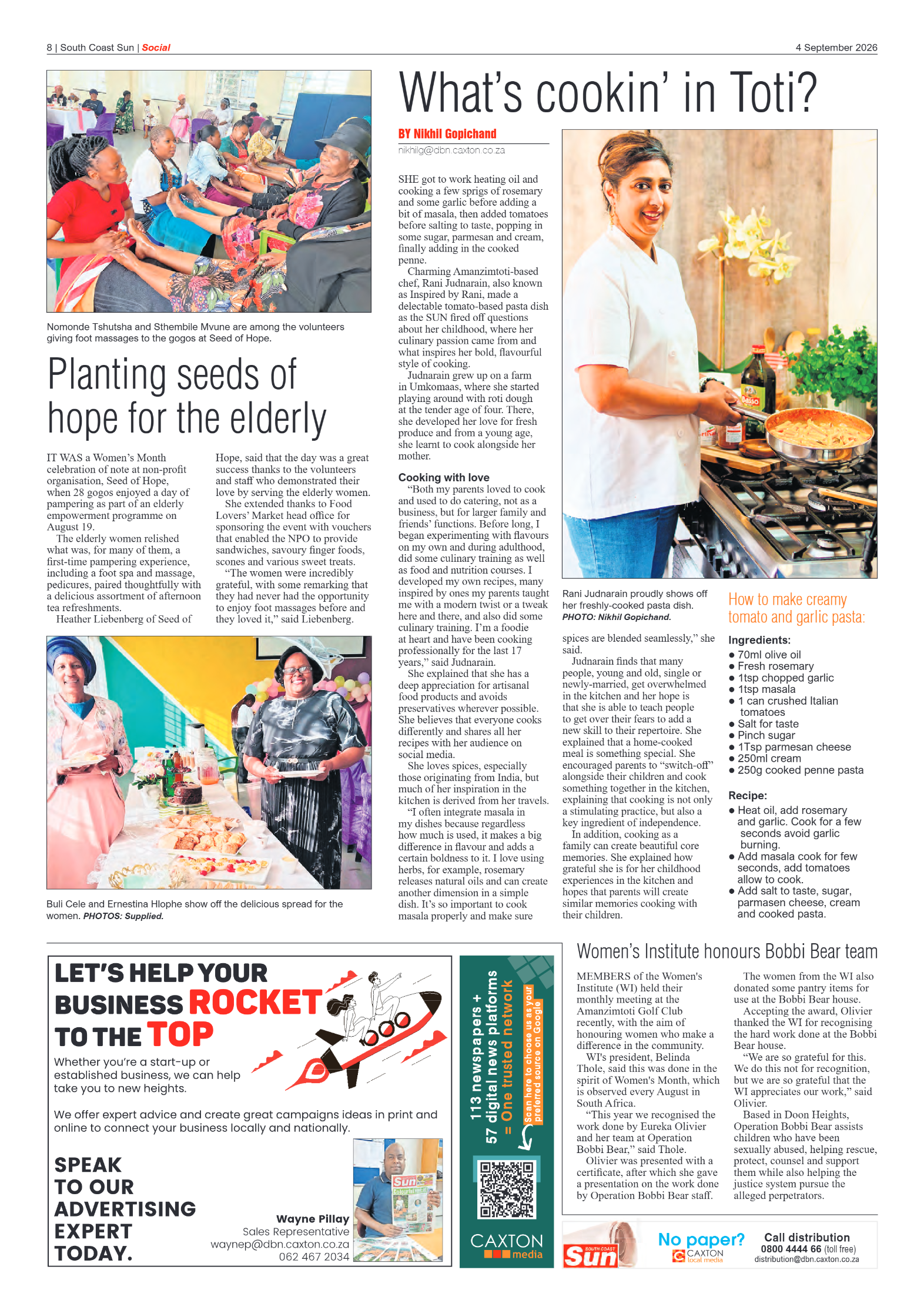 South Coast Sun 4 September 2026 page 8