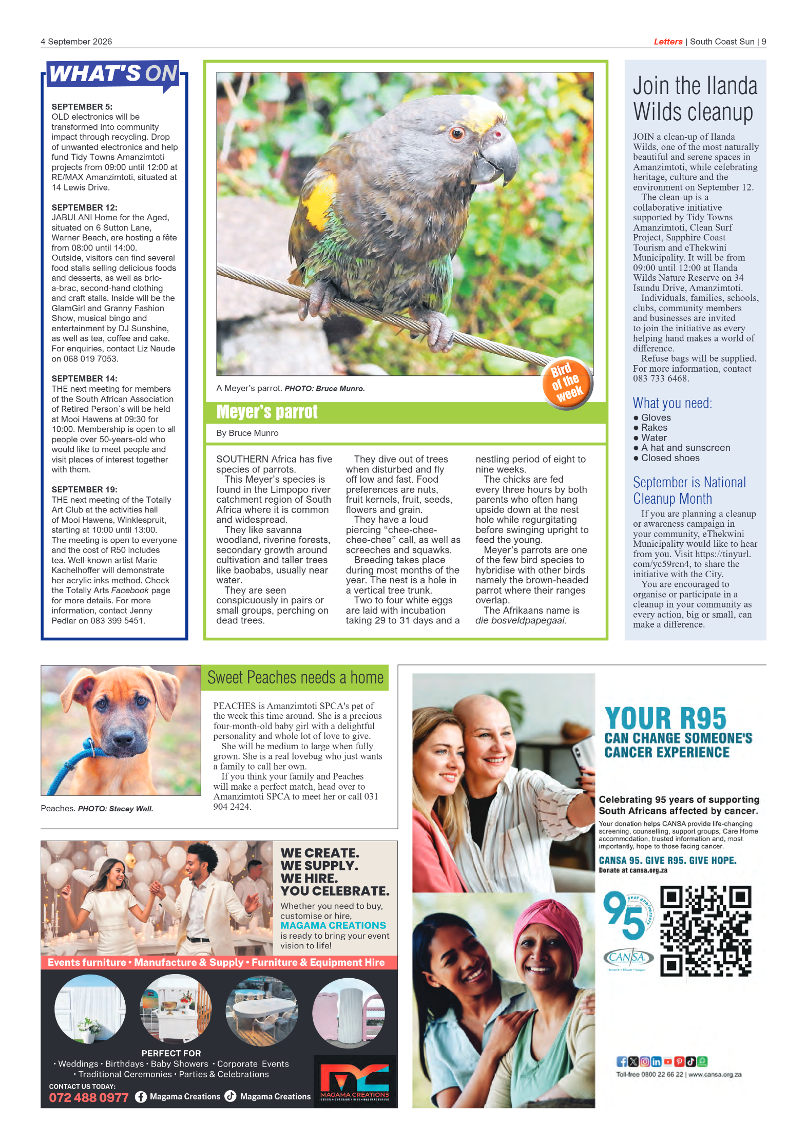 South Coast Sun 4 September 2026 page 9