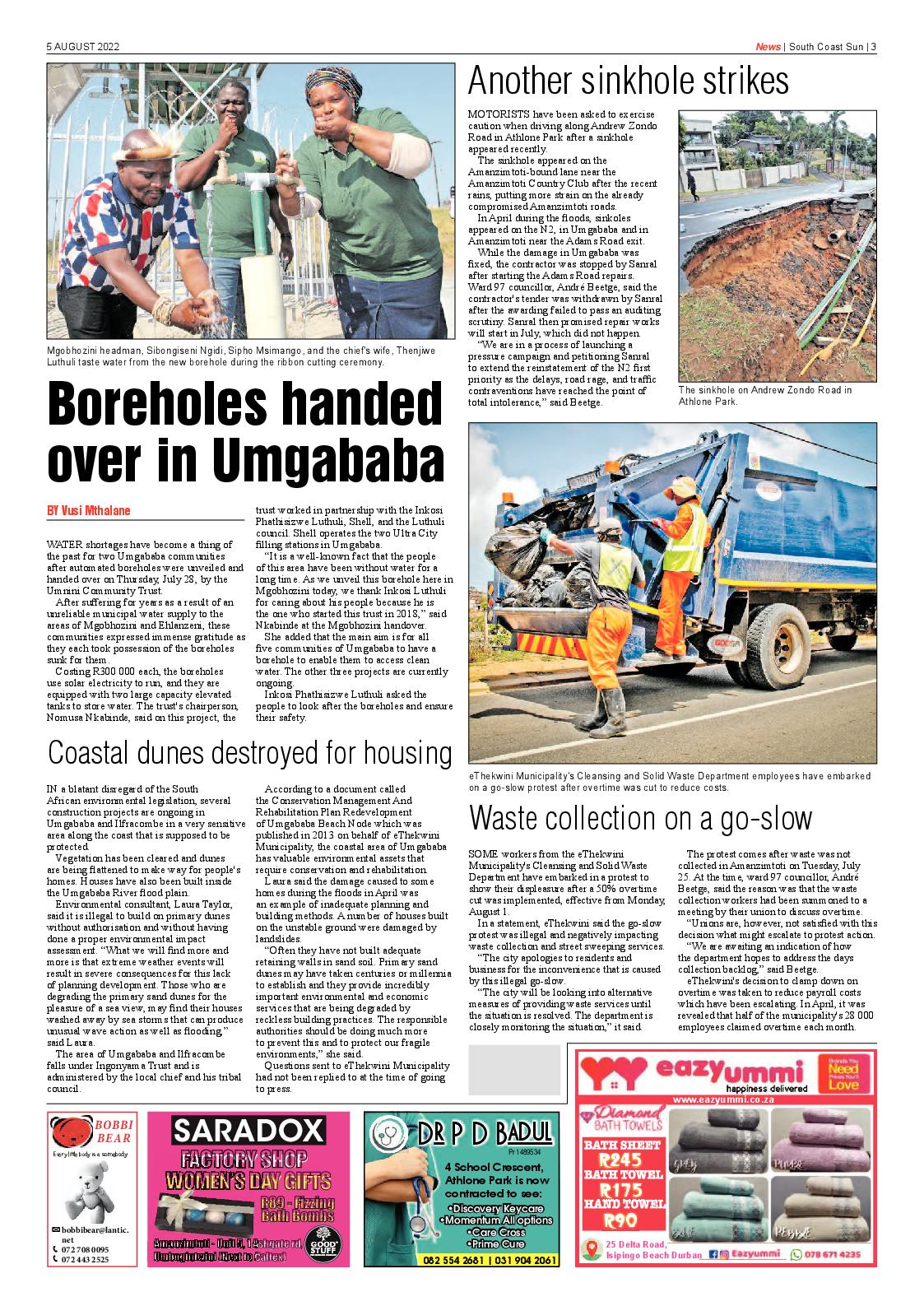 South Coast Sun 5 August 2022 page 3