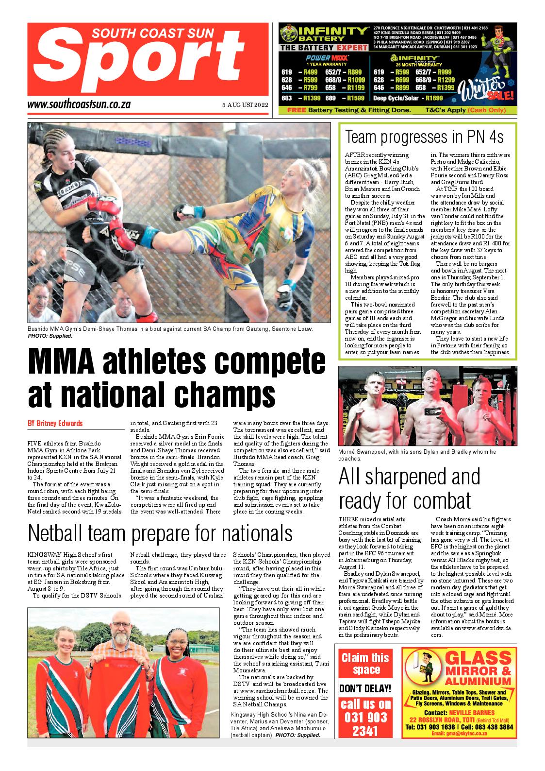 South Coast Sun 5 August 2022 page 8