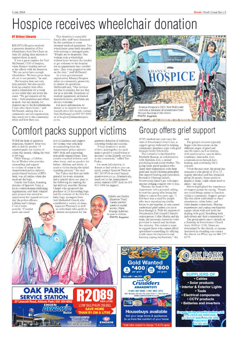 South Coast Sun 5 July 2024 page 5