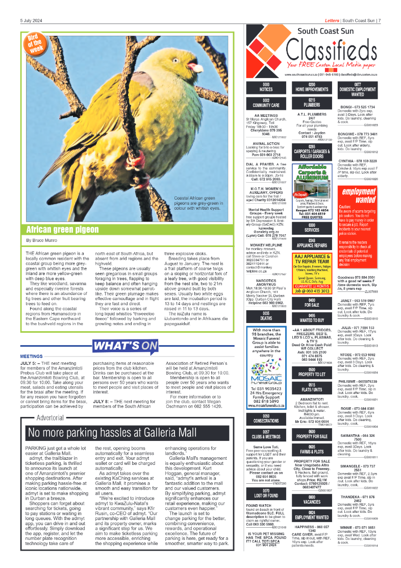 South Coast Sun 5 July 2024 page 7