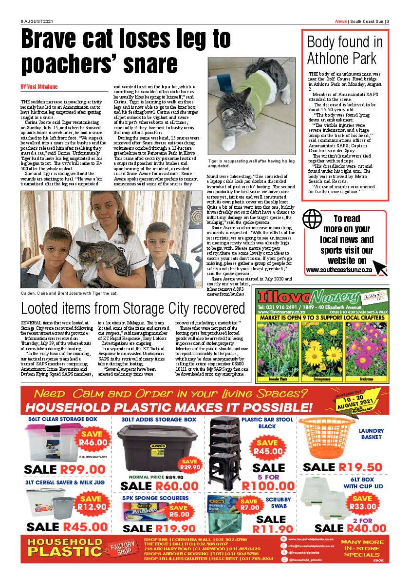 South Coast Sun 6 August 2021 page 3