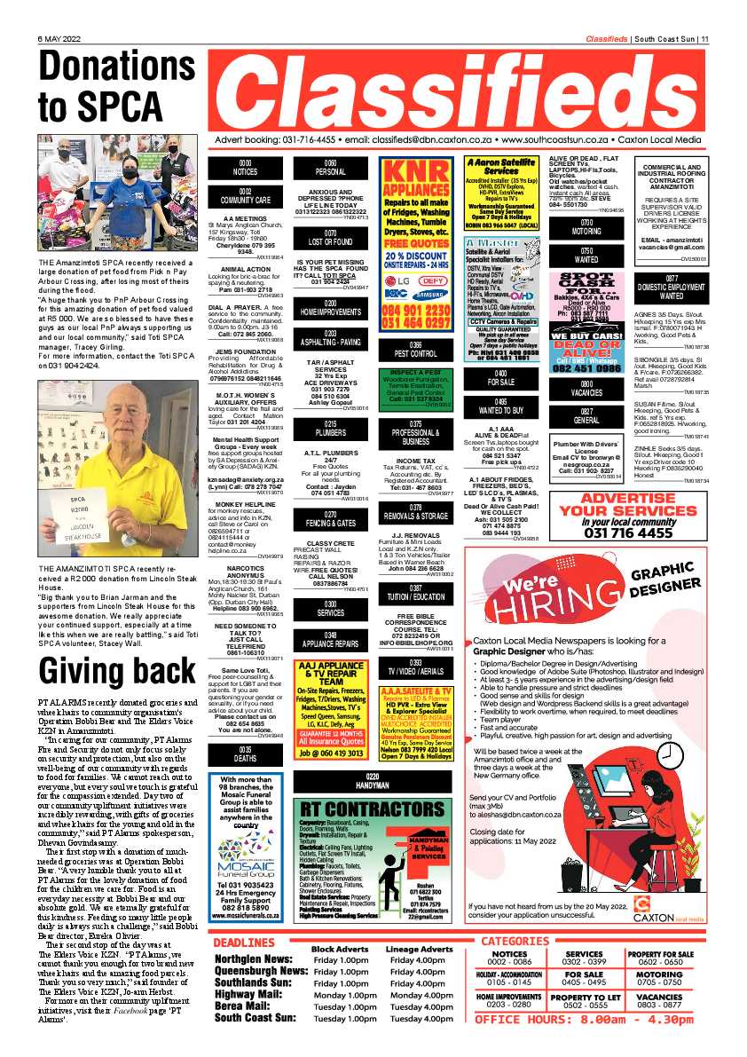 South Coast Sun 6 May 2022 page 10