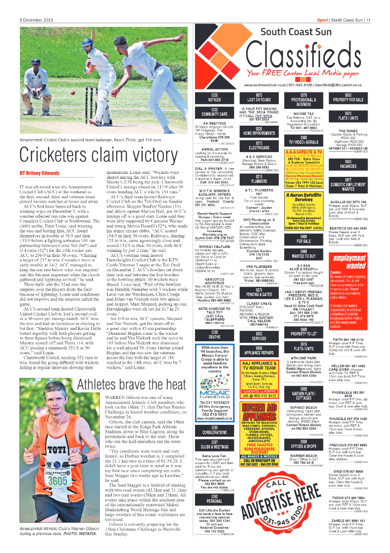 South Coast Sun 8 December 2023 page 15