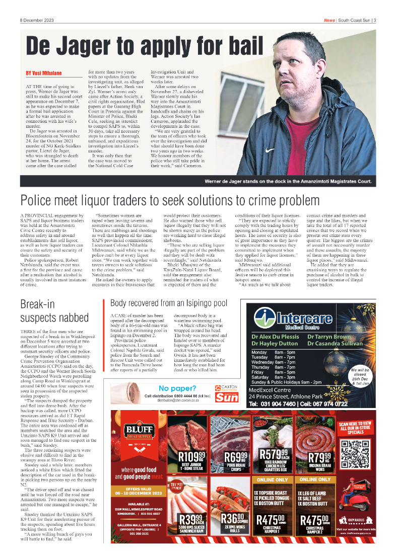 South Coast Sun 8 December 2023 page 3