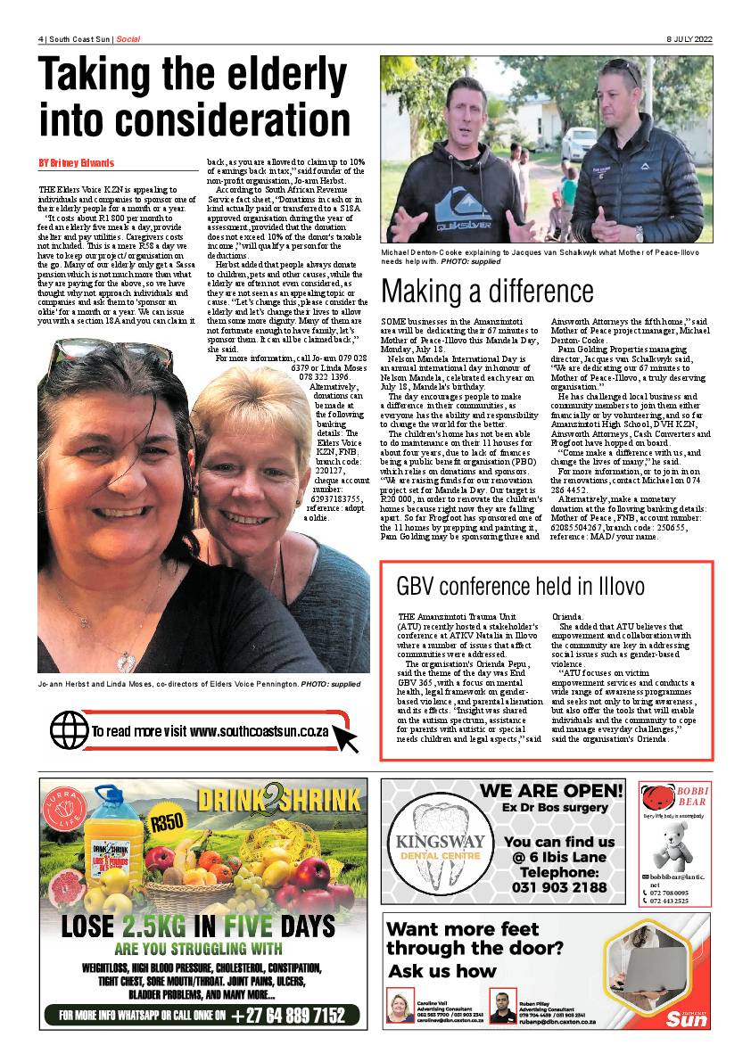 South Coast Sun 8 July 2022 page 4
