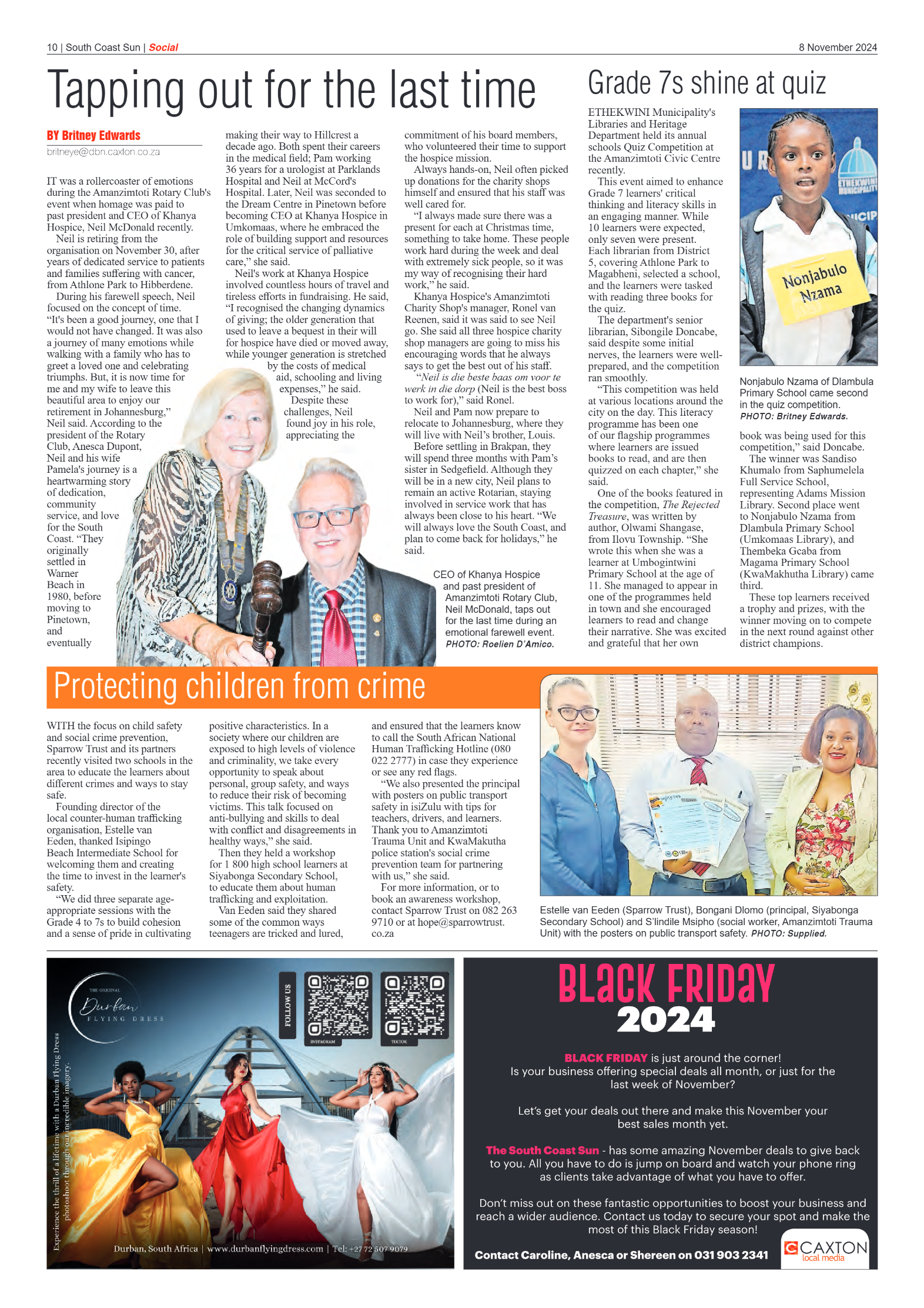 South Coast Sun 8 November 2024 page 10