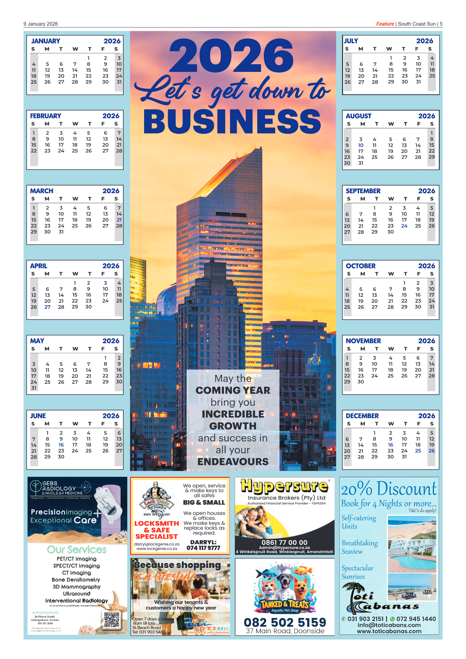 South Coast Sun 9 January 2026 page 5