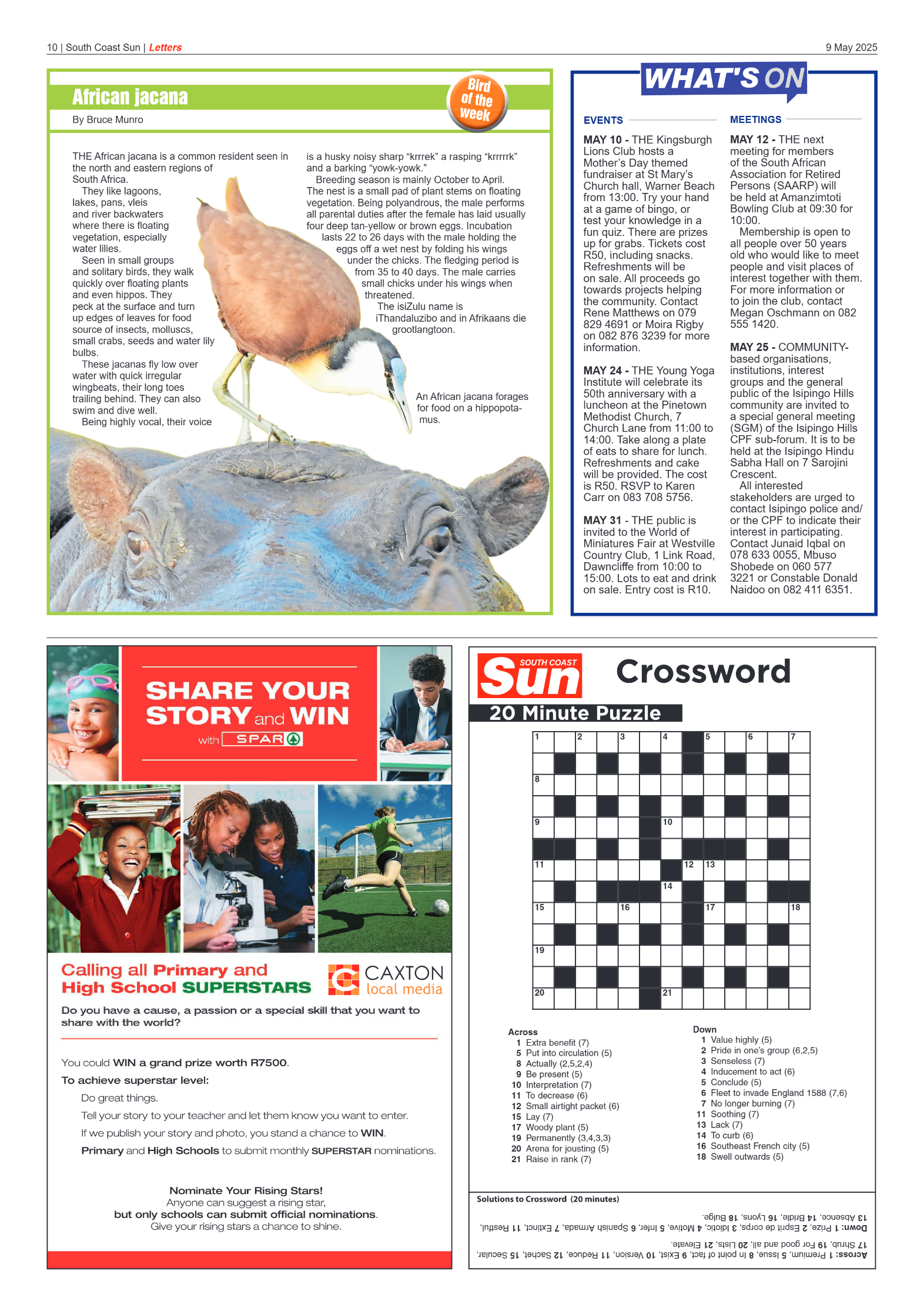 South Coast Sun 9 May 2025 page 10