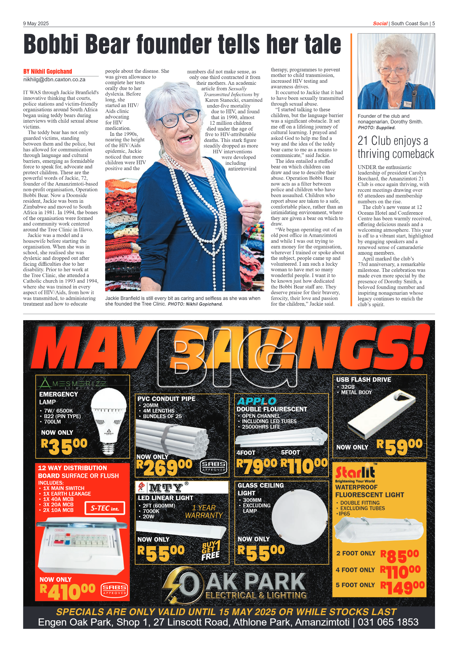 South Coast Sun 9 May 2025 page 5