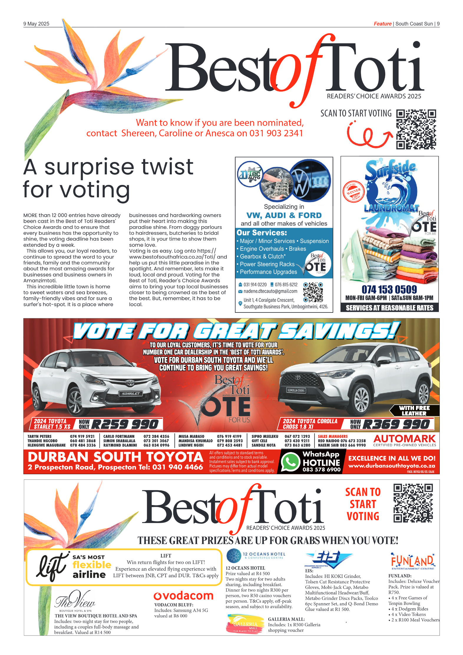 South Coast Sun 9 May 2025 page 9