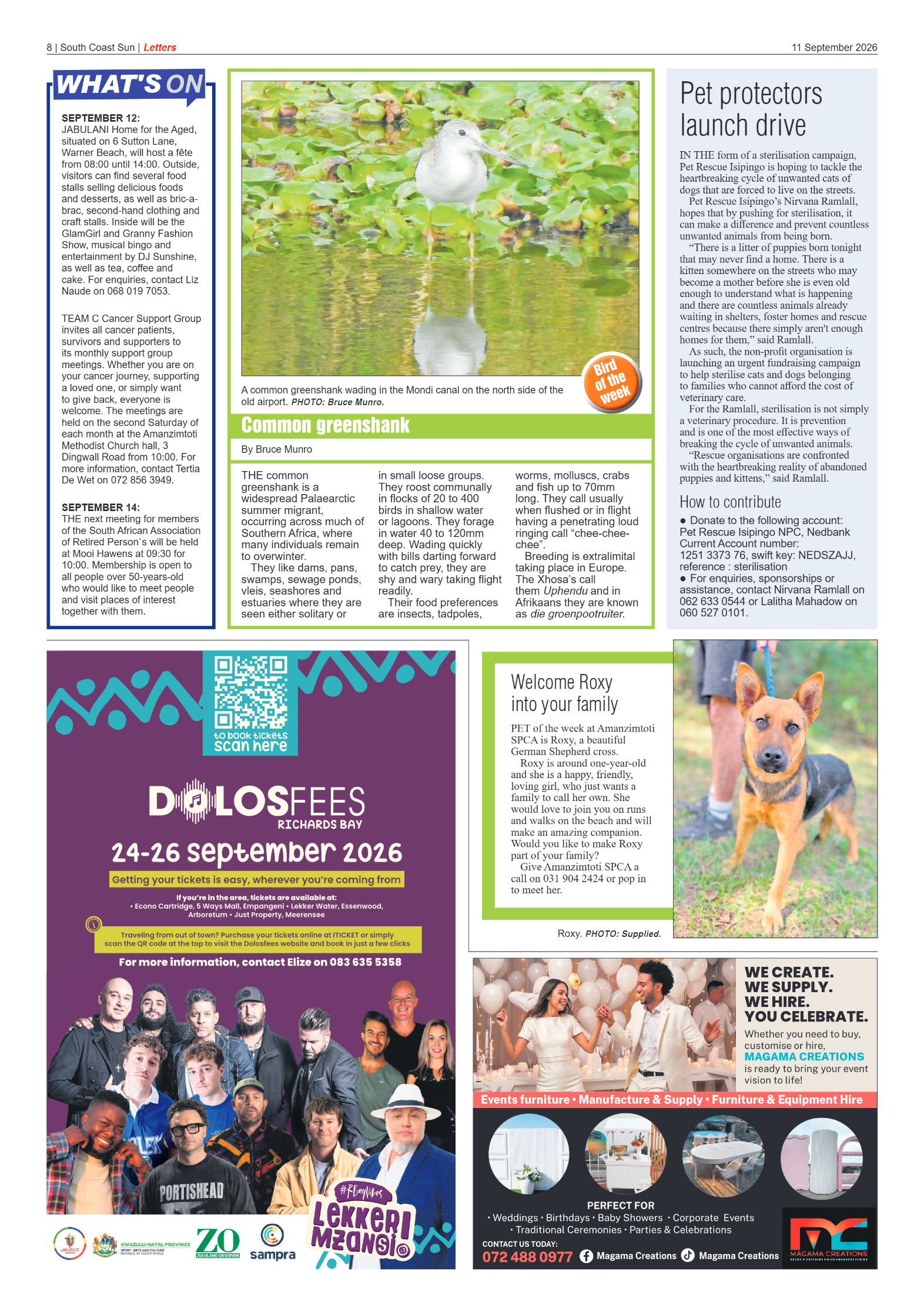 South Coast Sun 11 September 2026 page 8