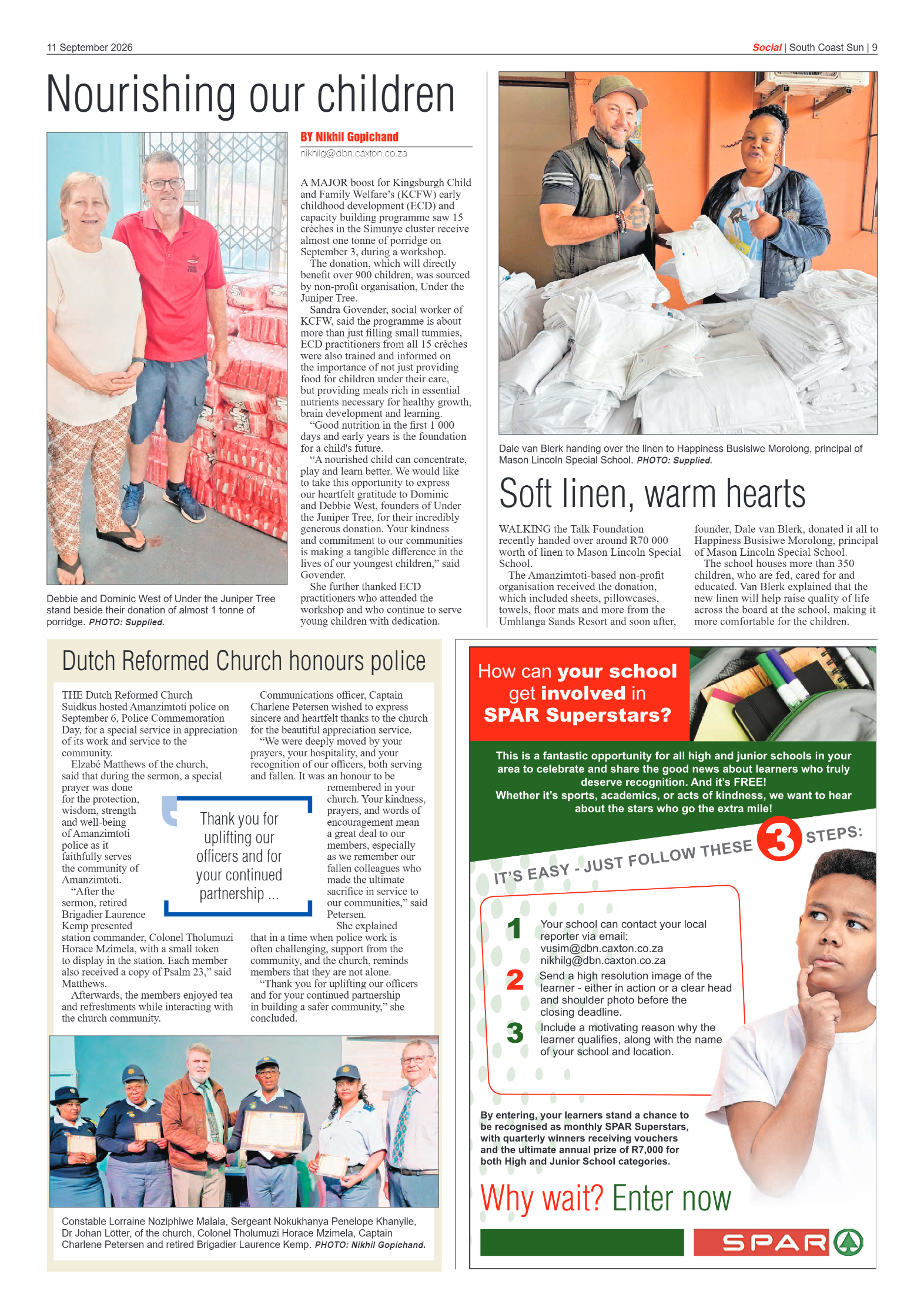 South Coast Sun 11 September 2026 page 9