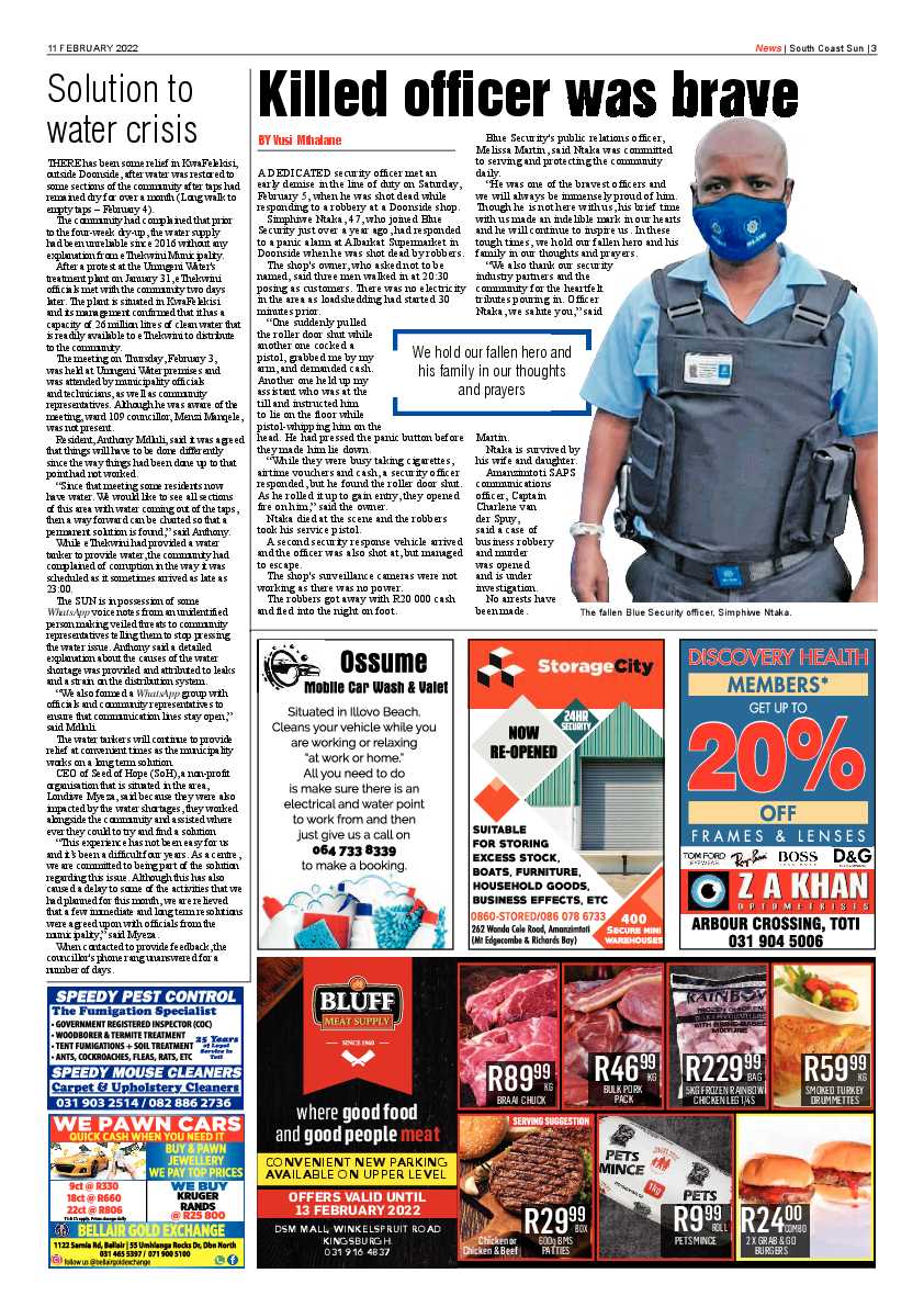 Southcoast Sun 11 February 2022 page 3