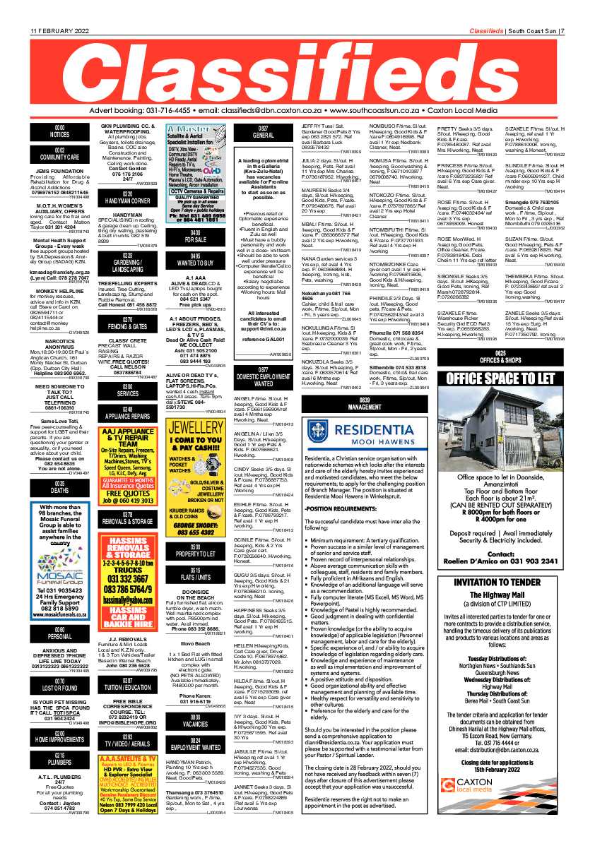 Southcoast Sun 11 February 2022 page 7