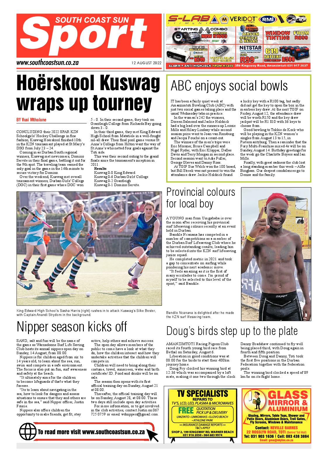 Southcoast Sun 12 August 2022 page 12