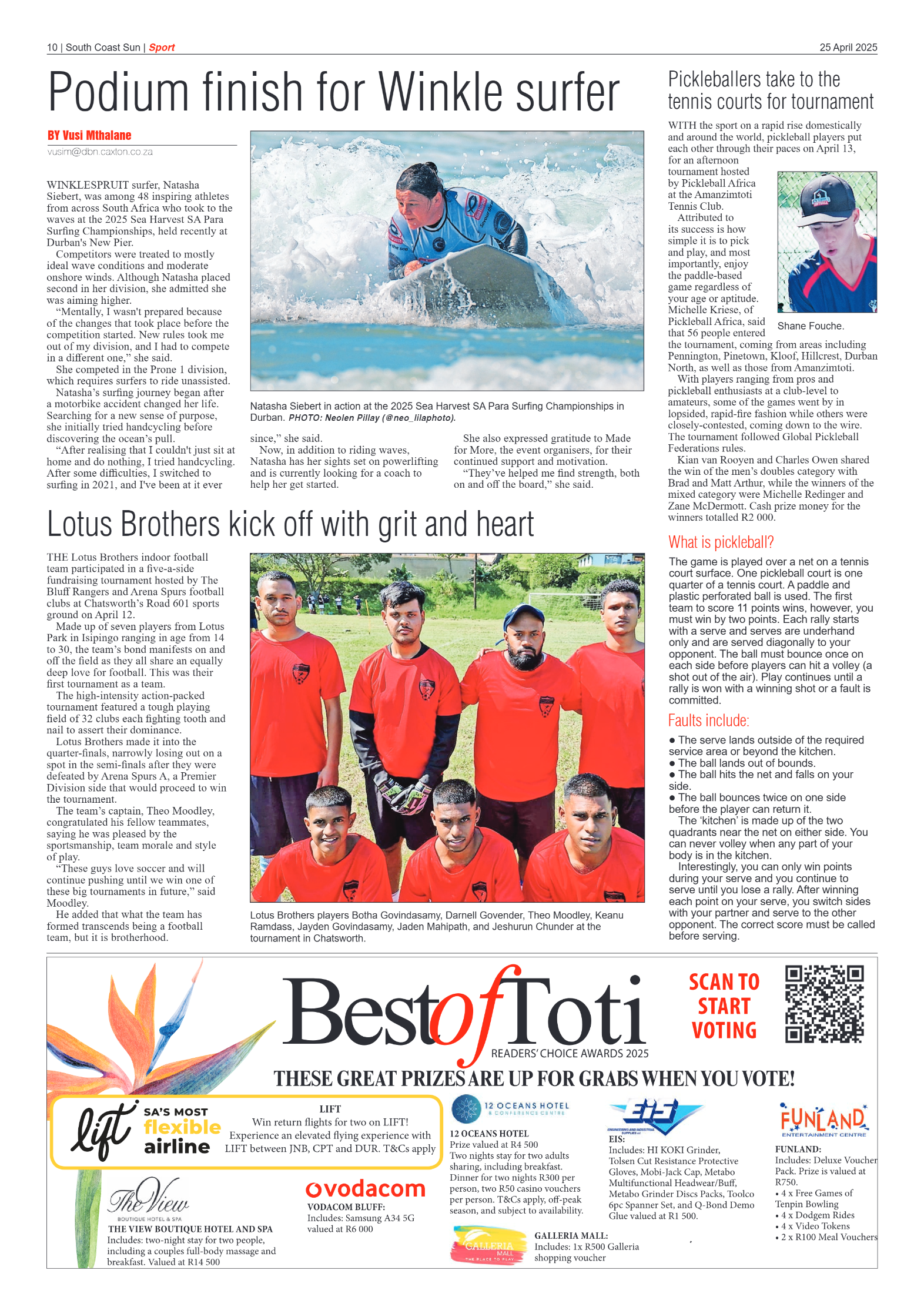 South Coast Sun 25 April 2025 page 10