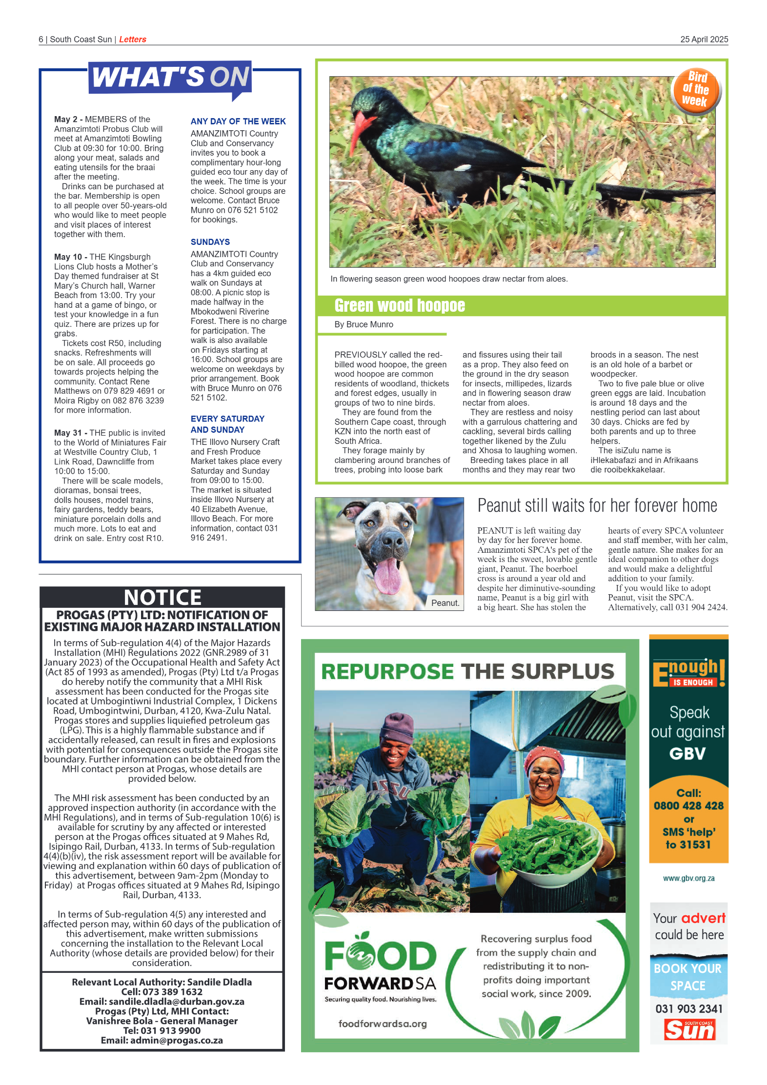 South Coast Sun 25 April 2025 page 6