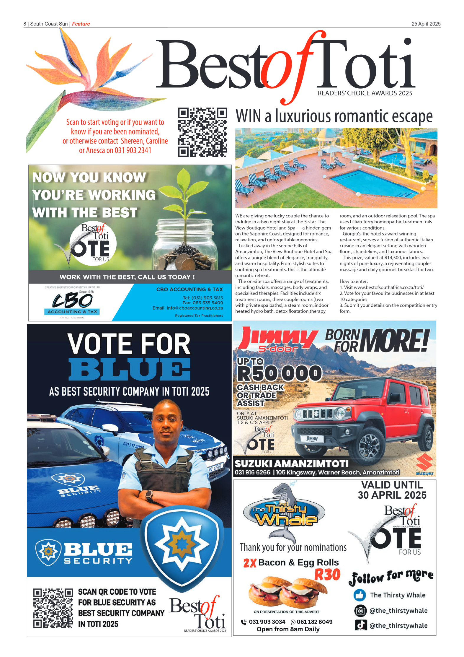 South Coast Sun 25 April 2025 page 8