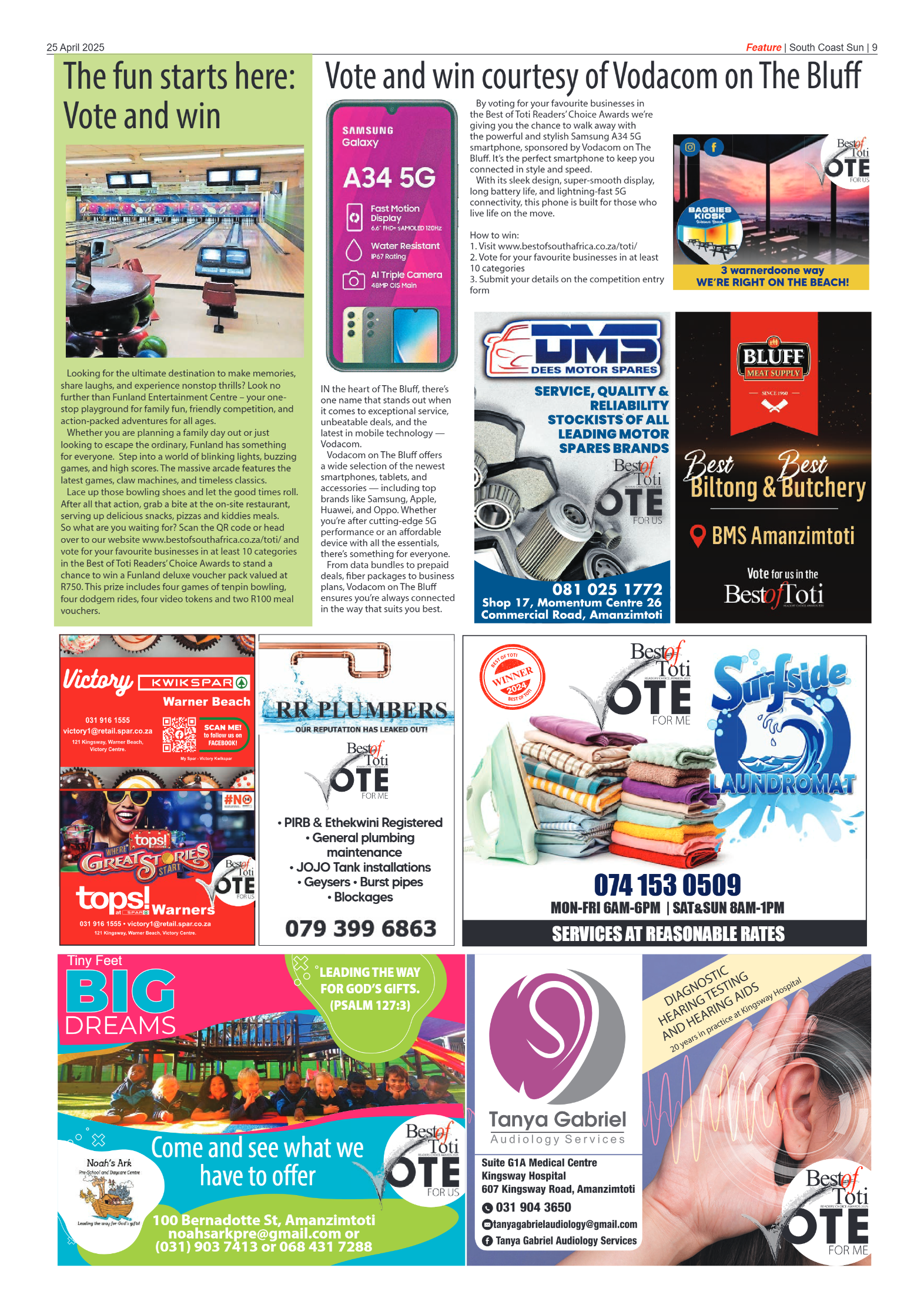 South Coast Sun 25 April 2025 page 9