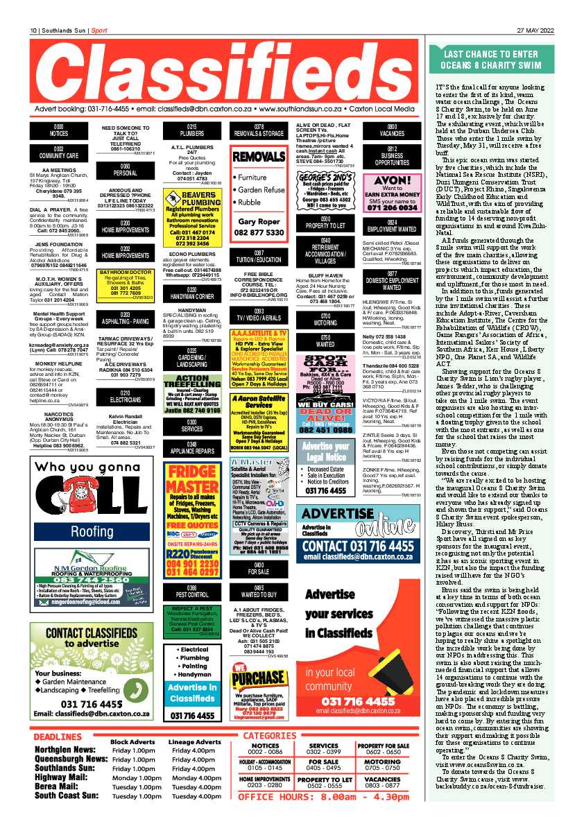 Southlands Sun 27 May 2022 page 10