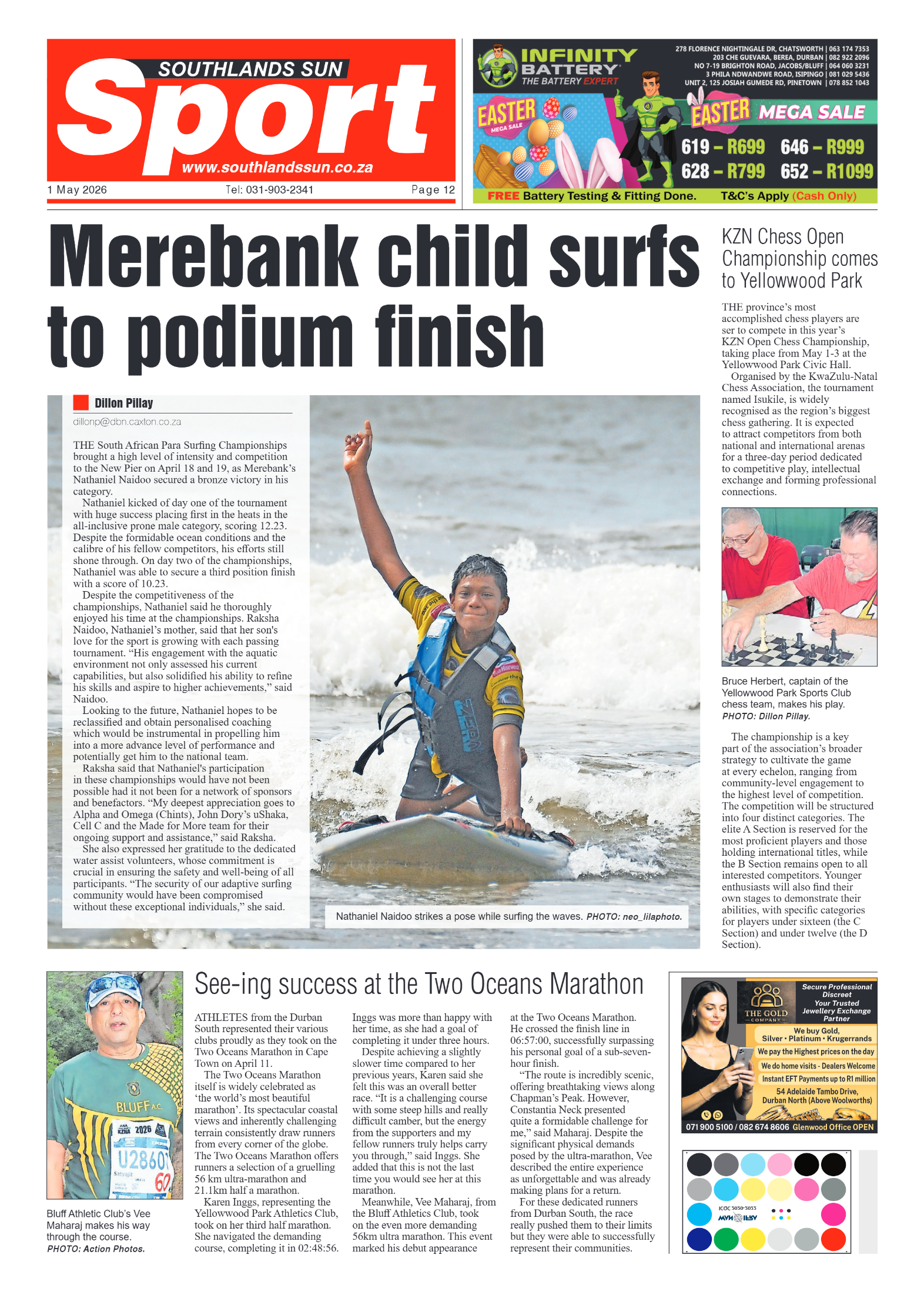 Southlands Sun 01 May 2026 page 12