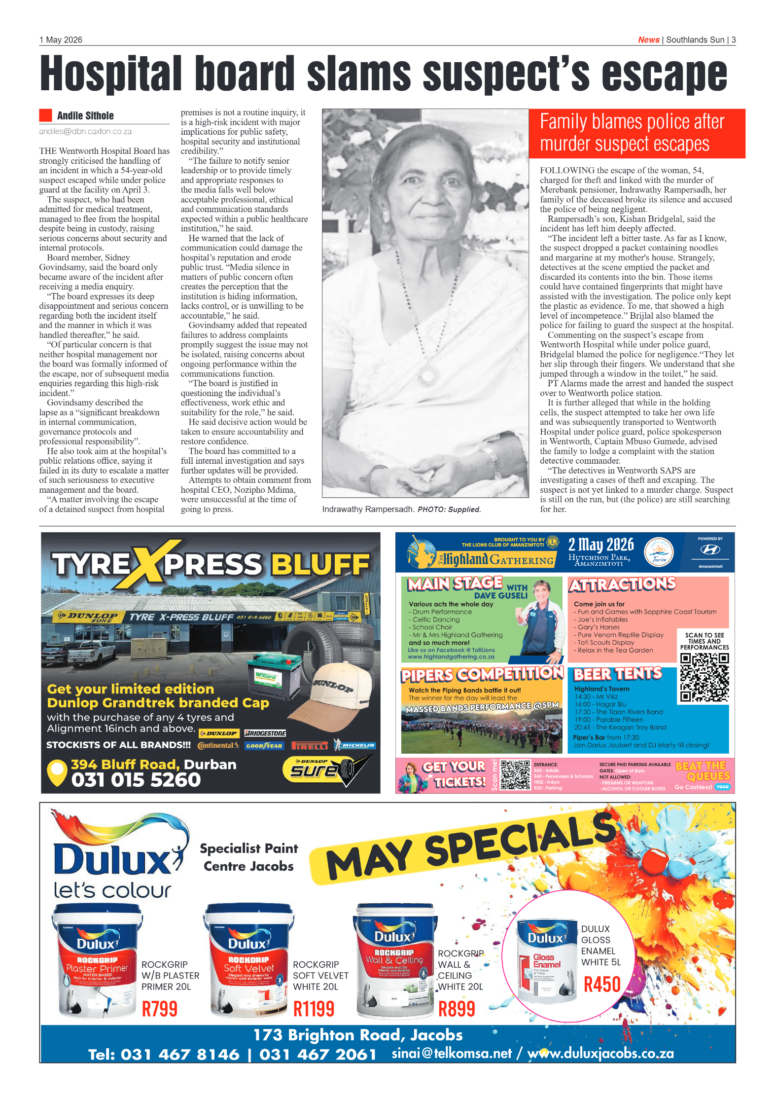 Southlands Sun 01 May 2026 page 3