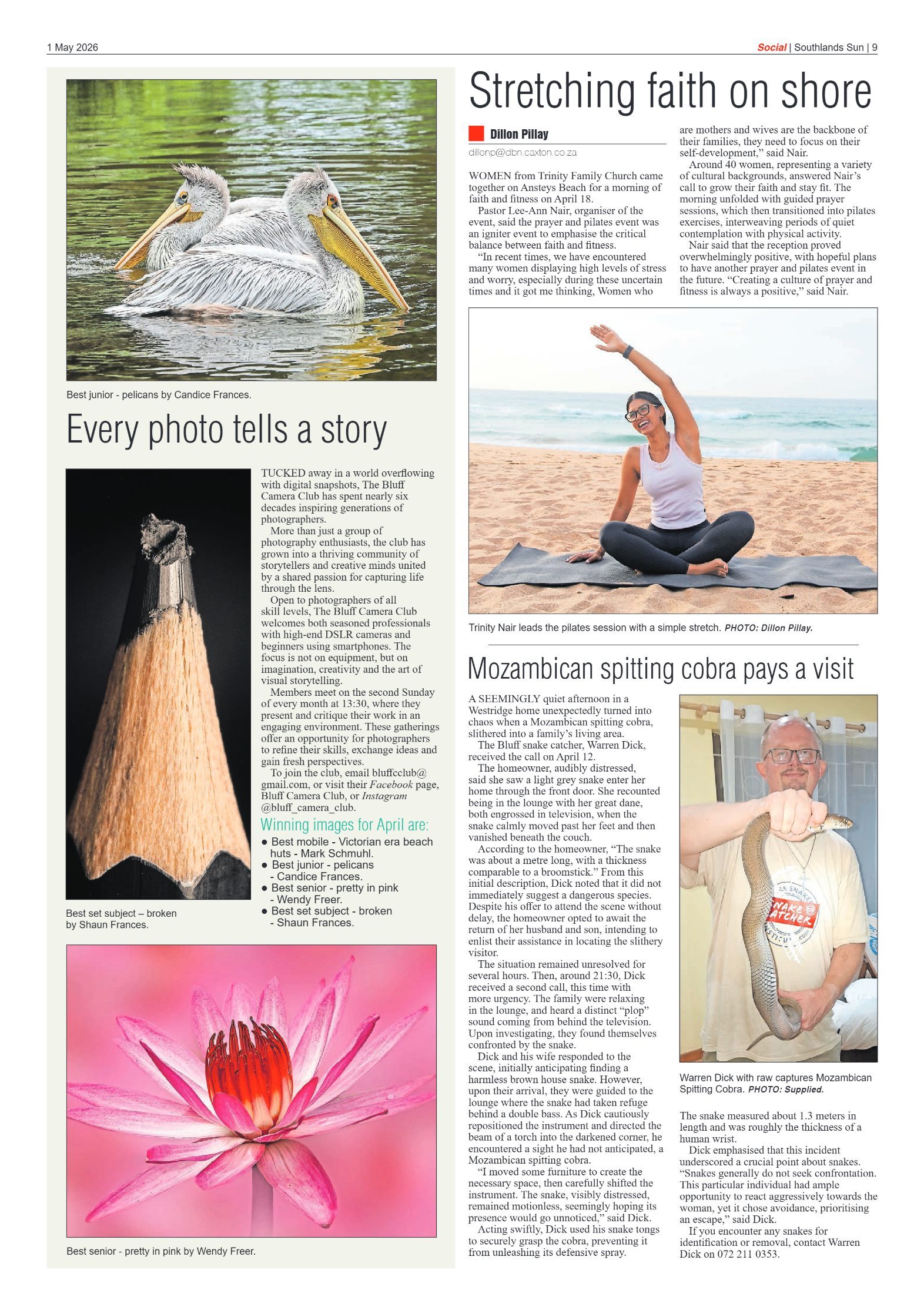 Southlands Sun 01 May 2026 page 9