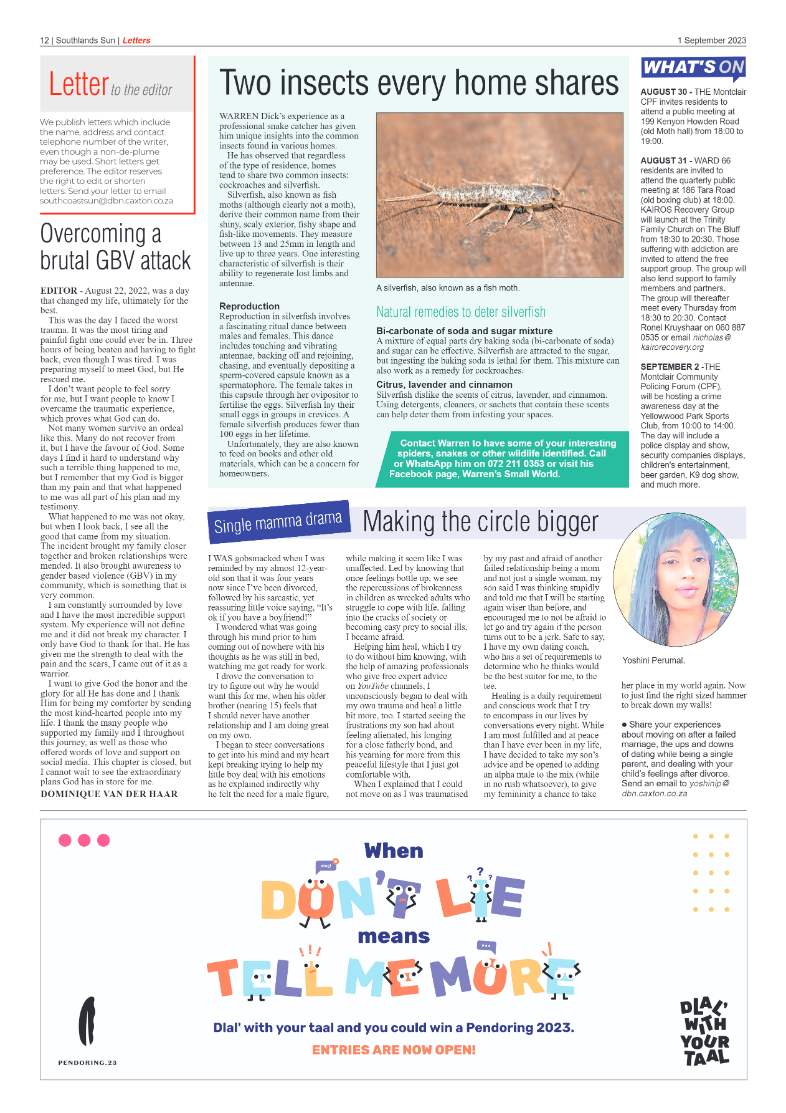 Southlands Sun 01 September 2023 page 12