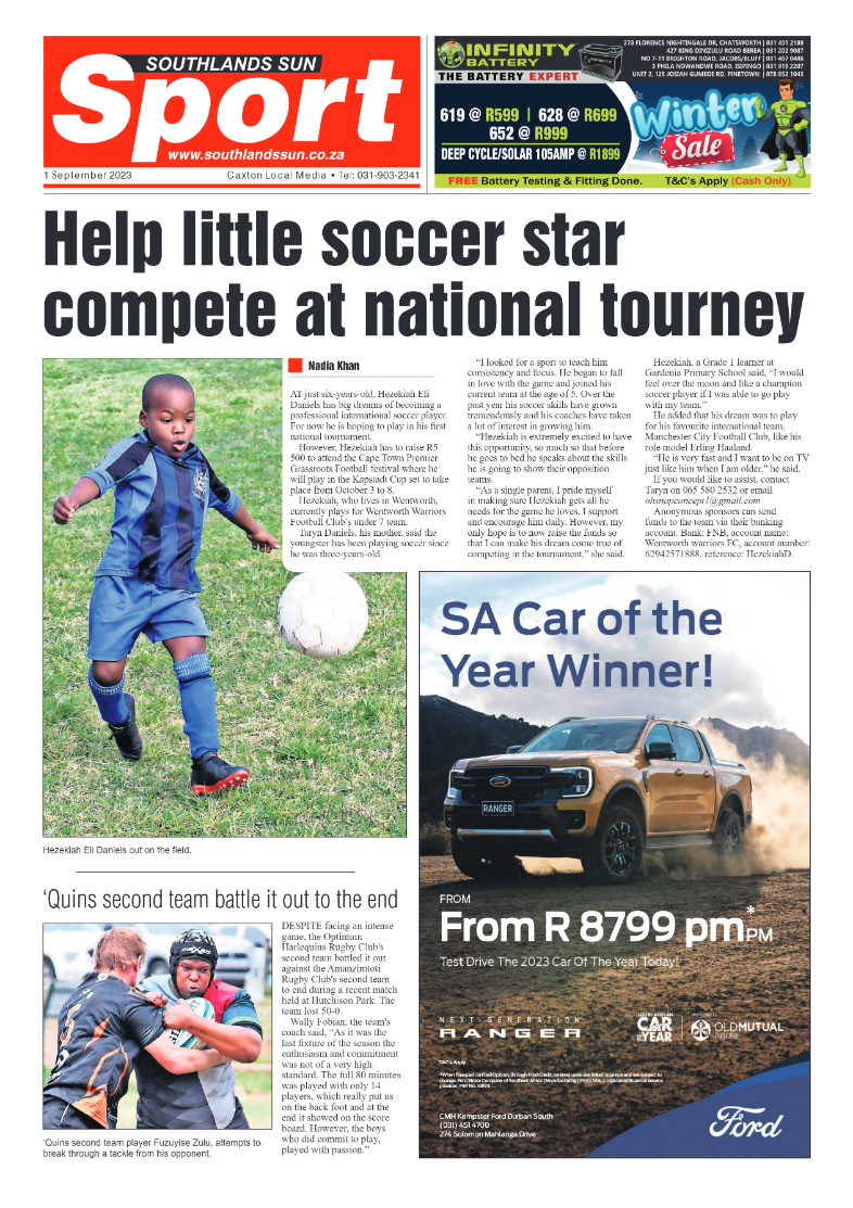 Southlands Sun 01 September 2023 page 16