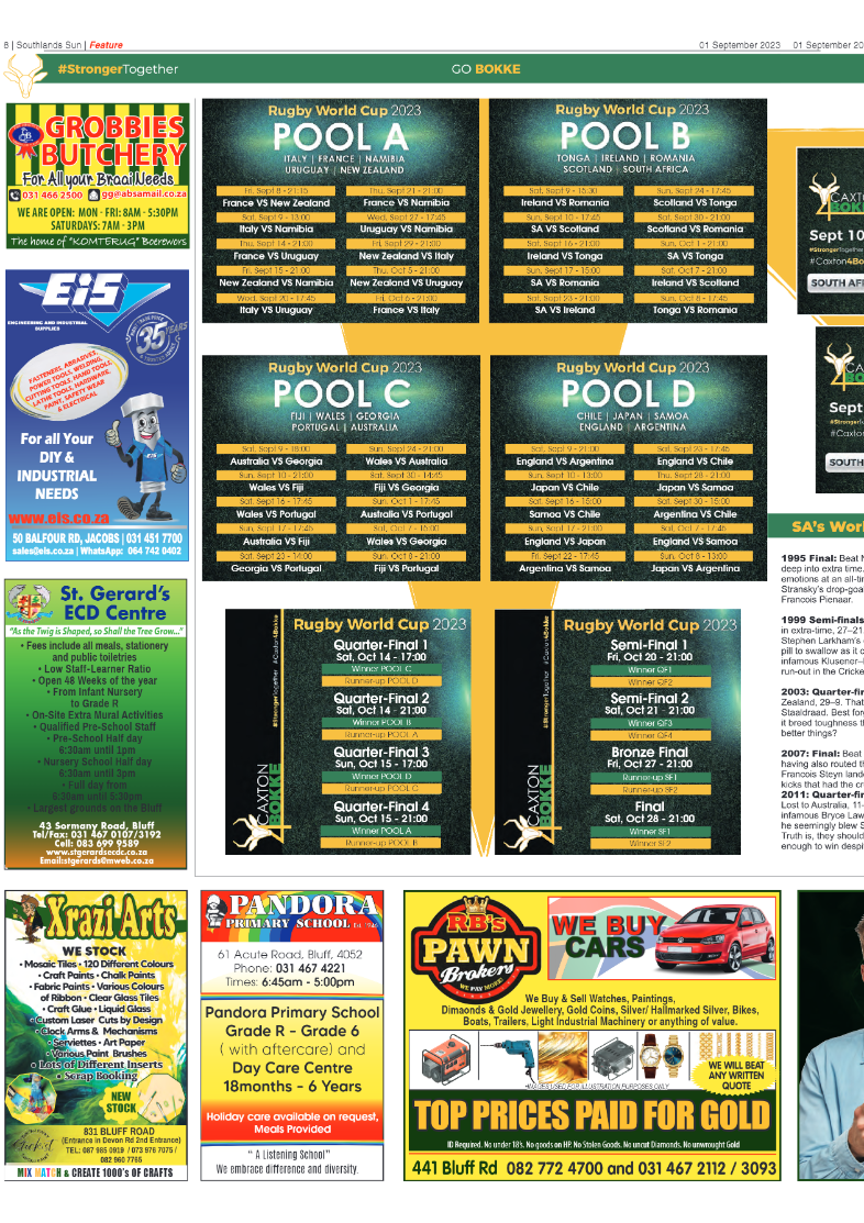 Southlands Sun 01 September 2023 page 8