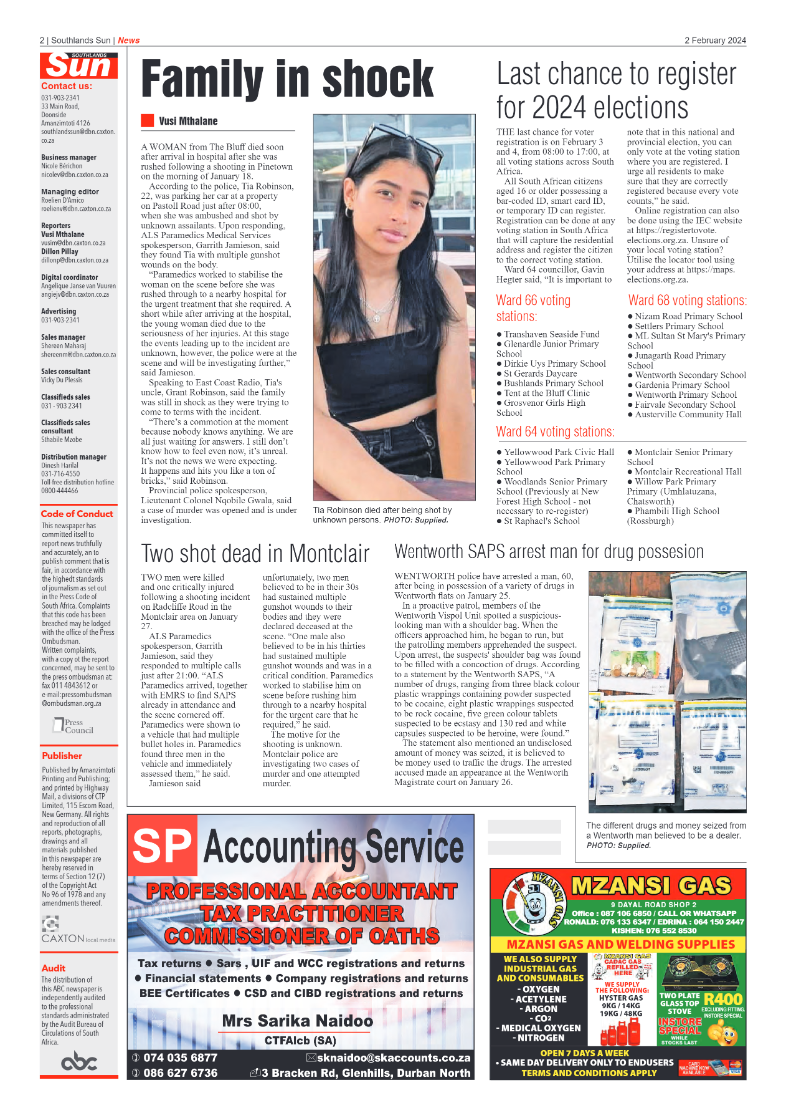 Southlands Sun 02 February 2024 page 2