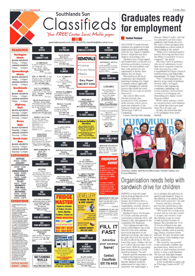 Southlands Sun 02 June 2023 page 6